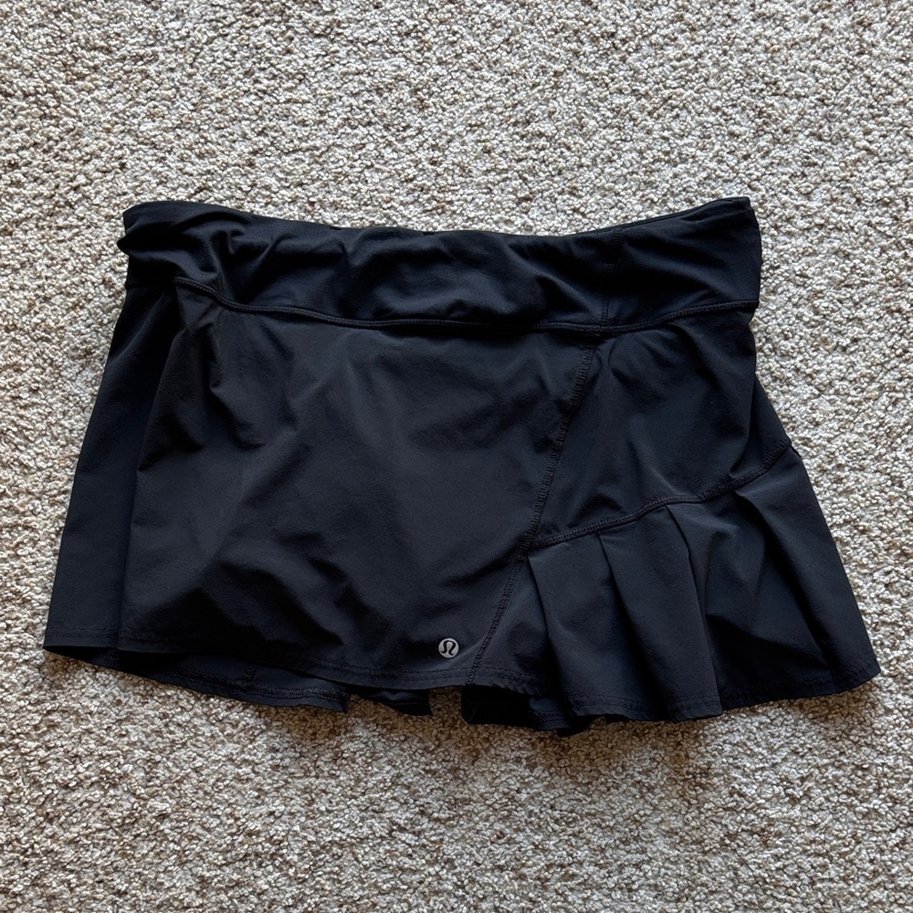 Lululemon Women’s Black Skirt Skort Pleated Black Sz 10